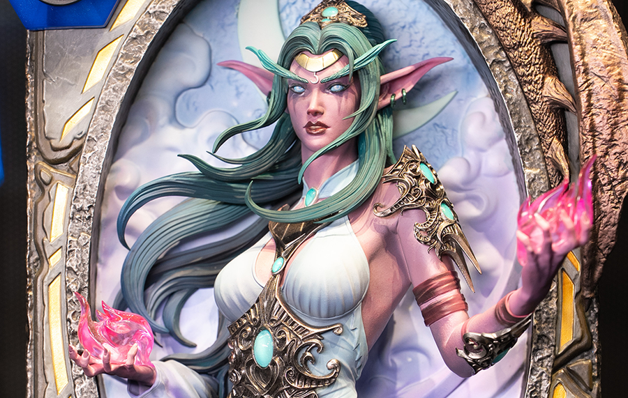 Hearthstone - Tyrande Whisperwind Card Art Statue