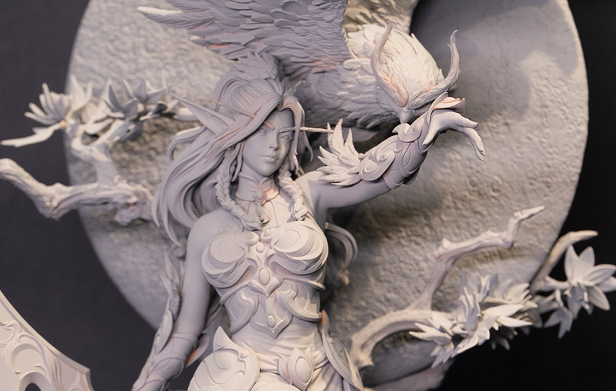 Hearthstone - Tyrande Whisperwind (Signature Art) Statue