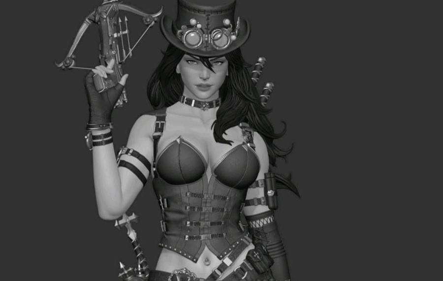 Van Helsing 1/4 Scale Statue by Divine