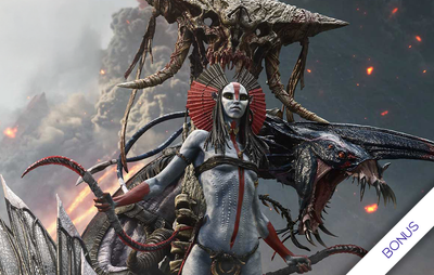 Avatar: Fire and Ash - Varang & Nightwraith (Bonus) 1/4 Scale Statue