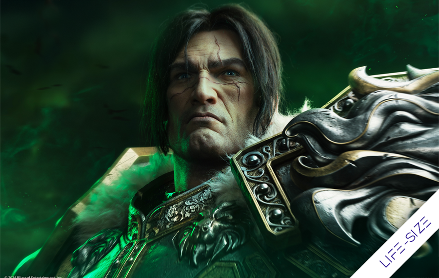 World of Warcraft: Legion - King Varian Wrynn Life-Size Bust