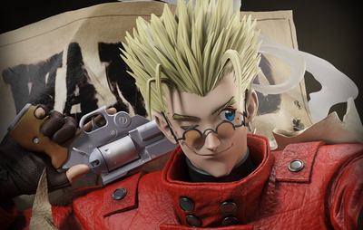 Trigun - Vash the Stampede 1/4 Scale Bust