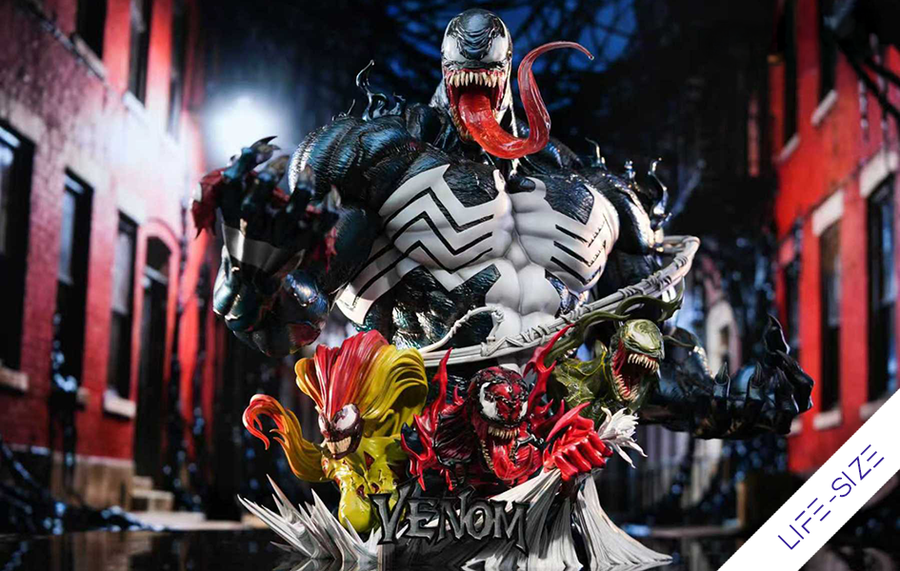 Venom Life-Size Bust by 27abyss