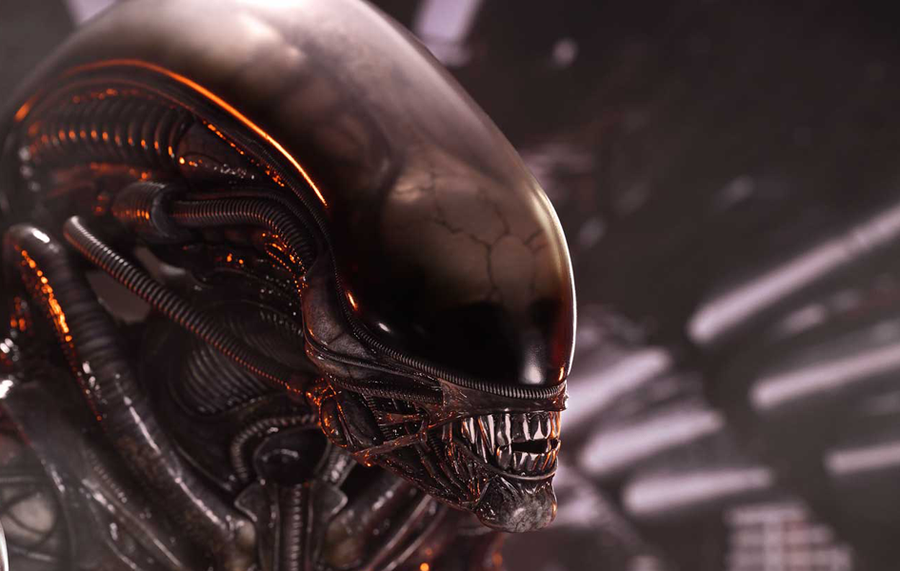 Alien (1979) - Big Chap Xenomorph (Regular Giger Head) 1/3 Scale Statue