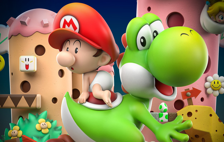 Yoshi's Island Statue by Dream Studio