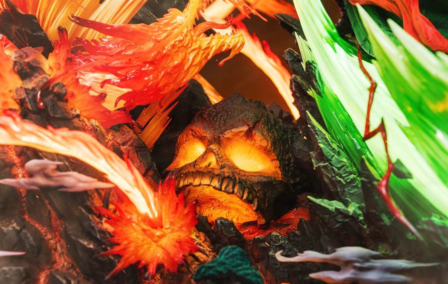 One Piece - Zoro vs. King Statue