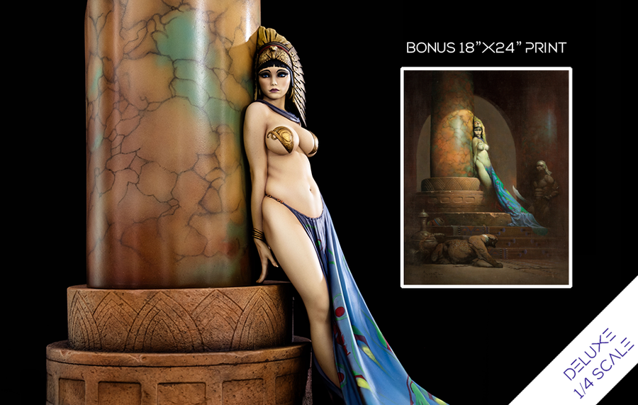Frazetta Legacy - Egyptian Queen (Deluxe) 1/4 Scale Statue
