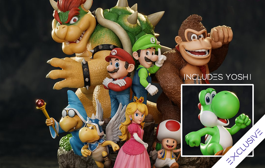 Mario Family (Exclusive Version) 55cm Diorama