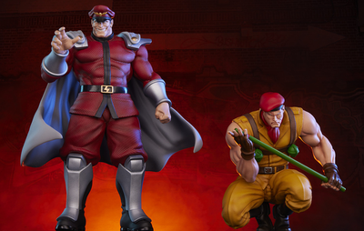 M. Bison and Rolento 1/10 Scale Statue Set