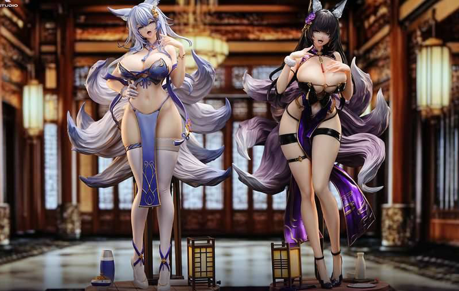 Azure Lane - Shinano & Musashi (Super Deluxe) 1/4 Scale Statue Set
