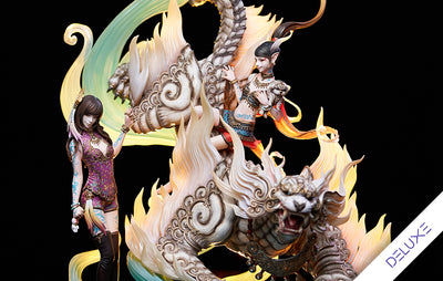 The Balance of the Nine Skies - The Beast of the West - White Tiger (Deluxe Version) Statue