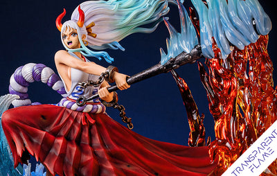 One Piece - Yamato (TRANSPARENT Flame) Statue by Toei Animation