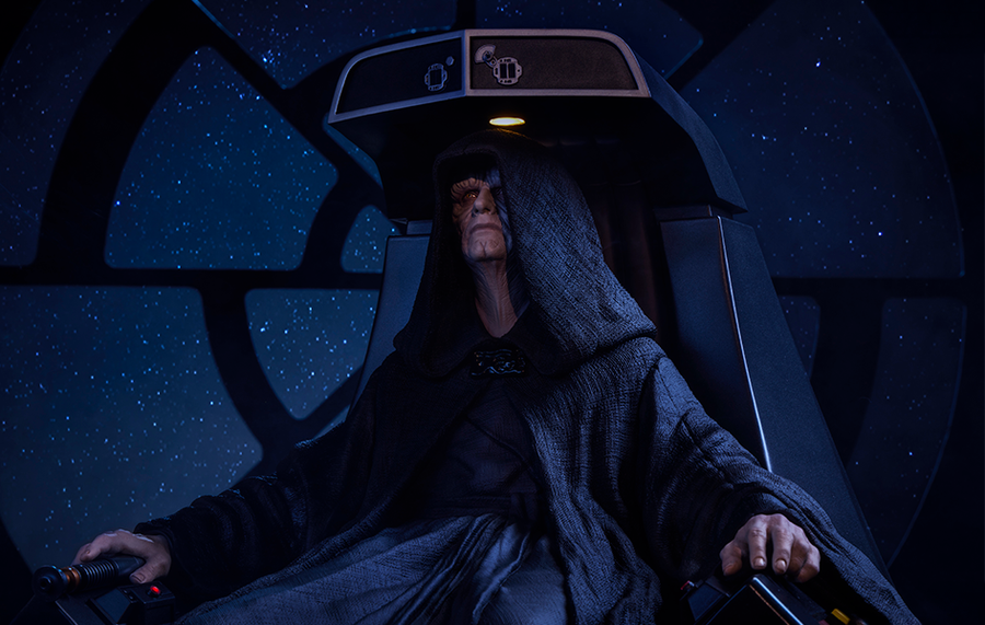 Emperor Palpatine on Throne 1/3 Scale Statue