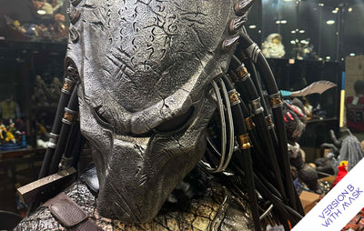 Wolf Predator (Version B + BIO MASK) Life-Size Bust by Deep Tale