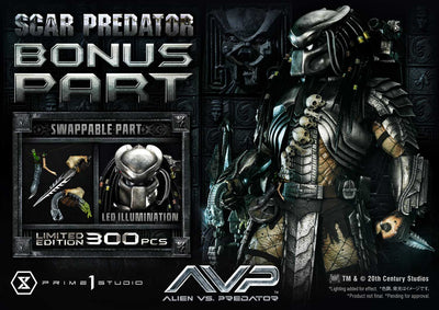 Ailen vs. Predator - Scar Predator (DX Bonus Version) 1/3 Scale Statue