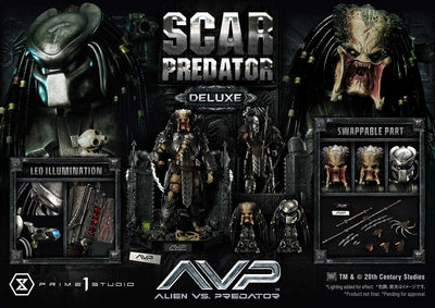 Ailen vs. Predator - Scar Predator (DX Bonus Version) 1/3 Scale Statue