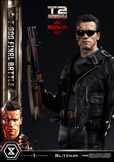 Terminator 2 - Final Battle T-800 (DX Bonus Version) 1/3 Scale Statue