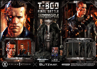 Terminator 2 - Final Battle T-800 (DX Bonus Version) 1/3 Scale Statue