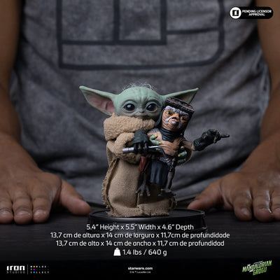 Grogu w/ Babu Frik (No Squeezy) Statue