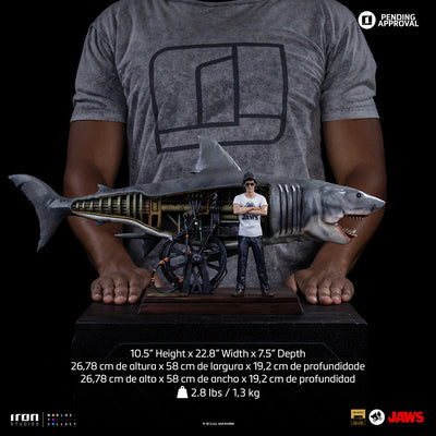 Jaws & Steven Spielberg Art Scale 1/10