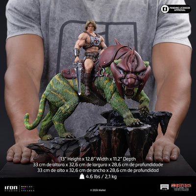 Masters of the Universe (2026) - He-Man and Battle Cat Deluxe Art Scale 1/10