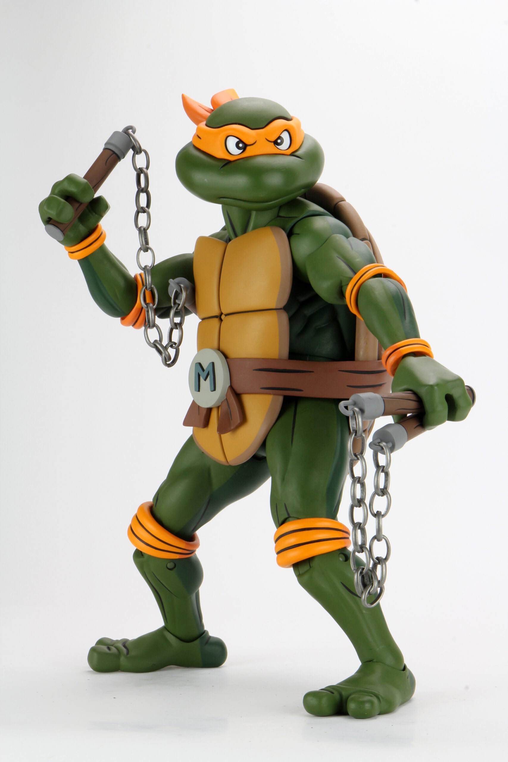 Teenage Mutant Ninja Turtles Cartoon Michelangelo 1/4 Scale Action Figure