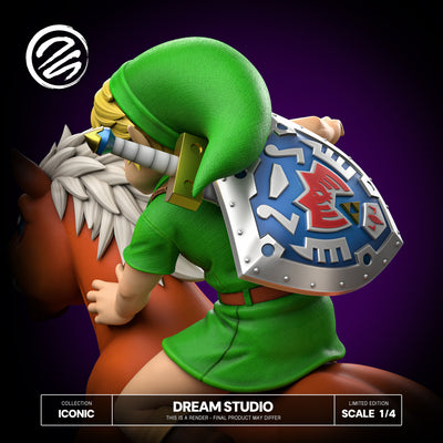 Link and Epona 1/4 Scale Statue by Dream Studio