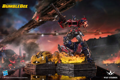 Transformers: Bumblebee - Optimus Prime & Bumblebee Mini Statue