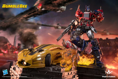 Transformers: Bumblebee - Optimus Prime & Bumblebee Mini Statue