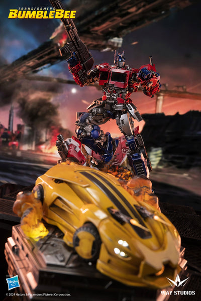 Transformers: Bumblebee - Optimus Prime & Bumblebee Mini Statue