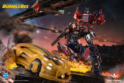 Transformers: Bumblebee - Optimus Prime & Bumblebee Mini Statue