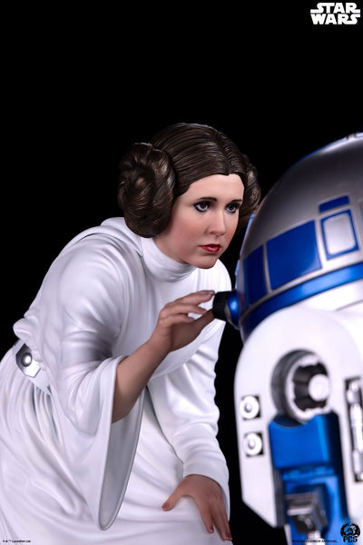 Princess Leia & R2-D2 1:3 Scale Statue by PCS