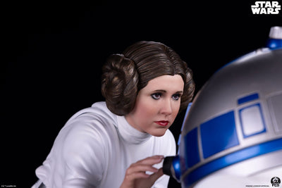 Princess Leia & R2-D2 1:3 Scale Statue by PCS
