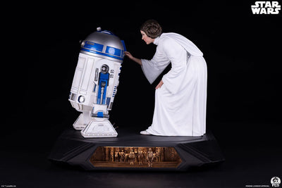 Princess Leia & R2-D2 1:3 Scale Statue by PCS