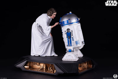 Princess Leia & R2-D2 1:3 Scale Statue by PCS