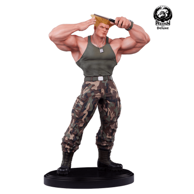 Street Fighter 6 - Guile 1/4 Scale Statue Deluxe Version