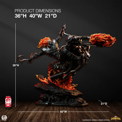 Ghost Rider (Variant Ed.) 1/3 Scale Statue