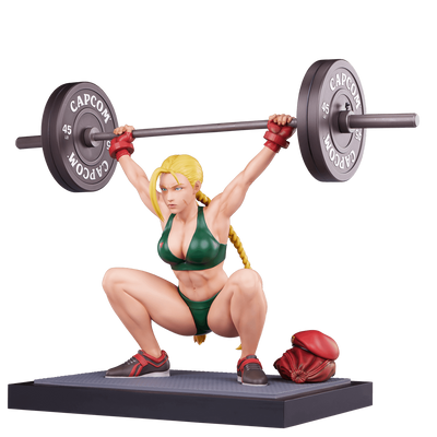 Cammy Powerlifting (Classic Edition) 1/4 Scale Statue