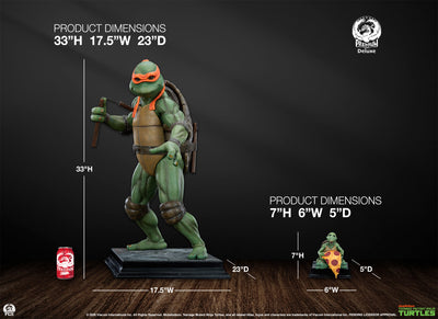 TMNT (1990) - Michelangelo (Deluxe) 1/2 Scale Statue