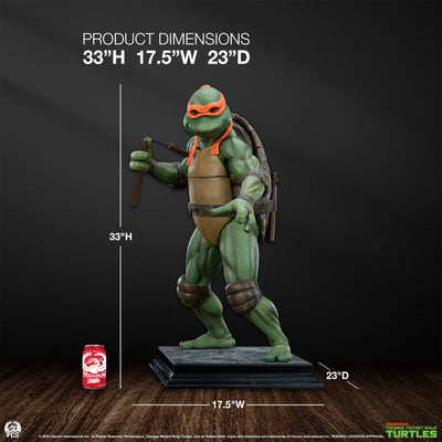 TMNT (1990) - Michelangelo (Regular) 1/2 Scale Statue