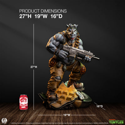 TMNT - Rocksteady 1/3 Scale Statue