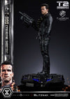 Terminator 2 - Cyberdyne Shootout T-800 (Rooted Hair) 1/3 Scale Statue