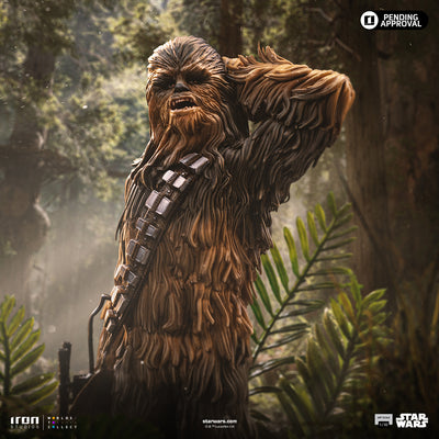 Return of the Jedi - Star Wars Chewbacca & Tokkat Art Scale 1/10