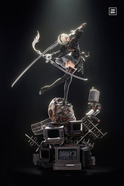 NieR: Automata - 2B (Deluxe Bonus) 1/4 Scale Statue by ZUOBAN Studio