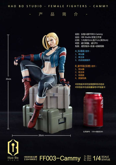 FF003 Cammy (Deluxe) 1/4 Scale Statue
