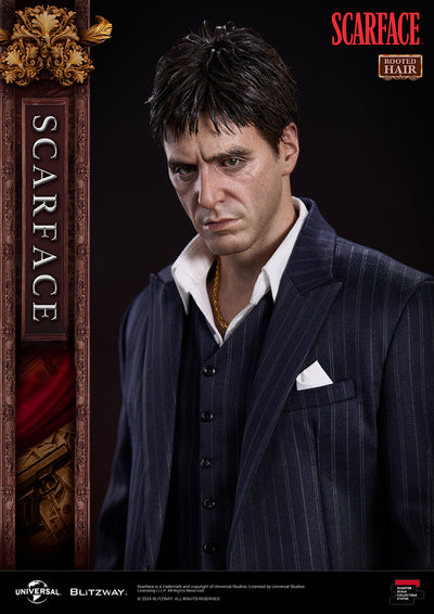 Scarface (Rooted Hair) 1/4 Scale Statue