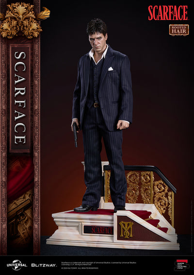 Scarface (Rooted Hair) 1/4 Scale Statue