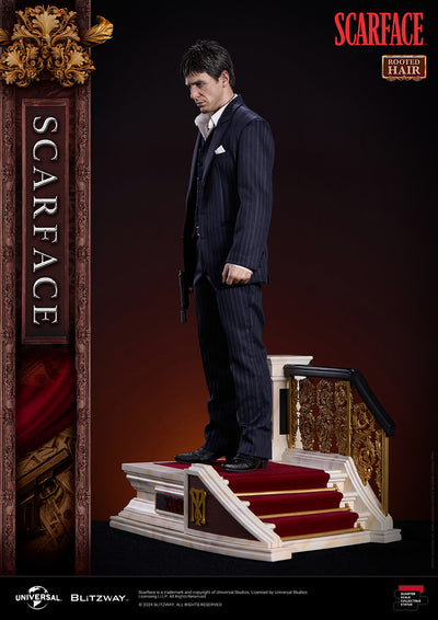 Scarface (Rooted Hair) 1/4 Scale Statue