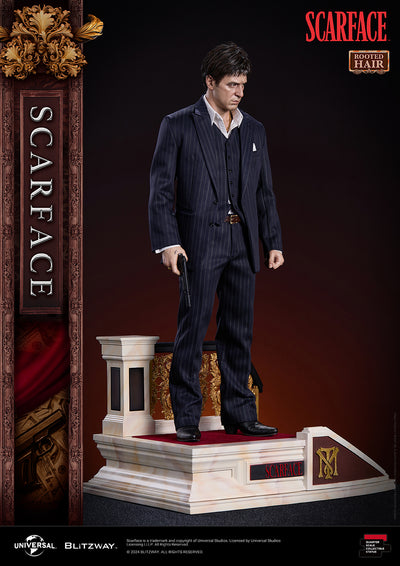 Scarface (Rooted Hair) 1/4 Scale Statue