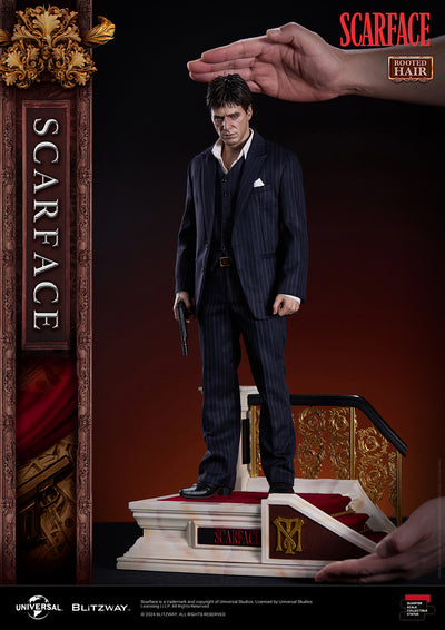 Scarface (Rooted Hair) 1/4 Scale Statue